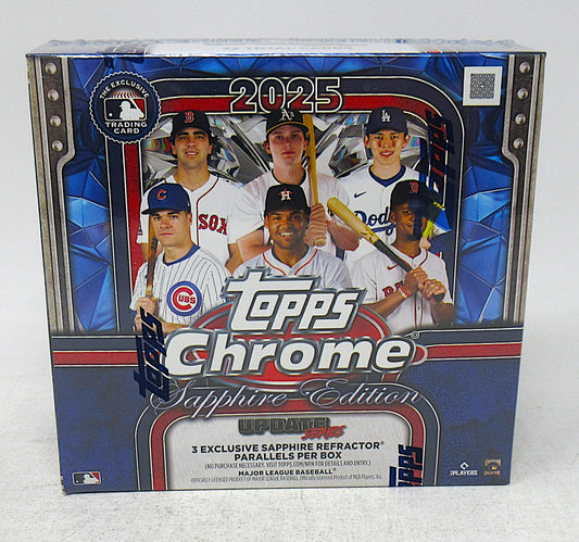 2025 Topps Chrome Baseball Update Series Sapphire Edition Box (Hobby) (8/4)