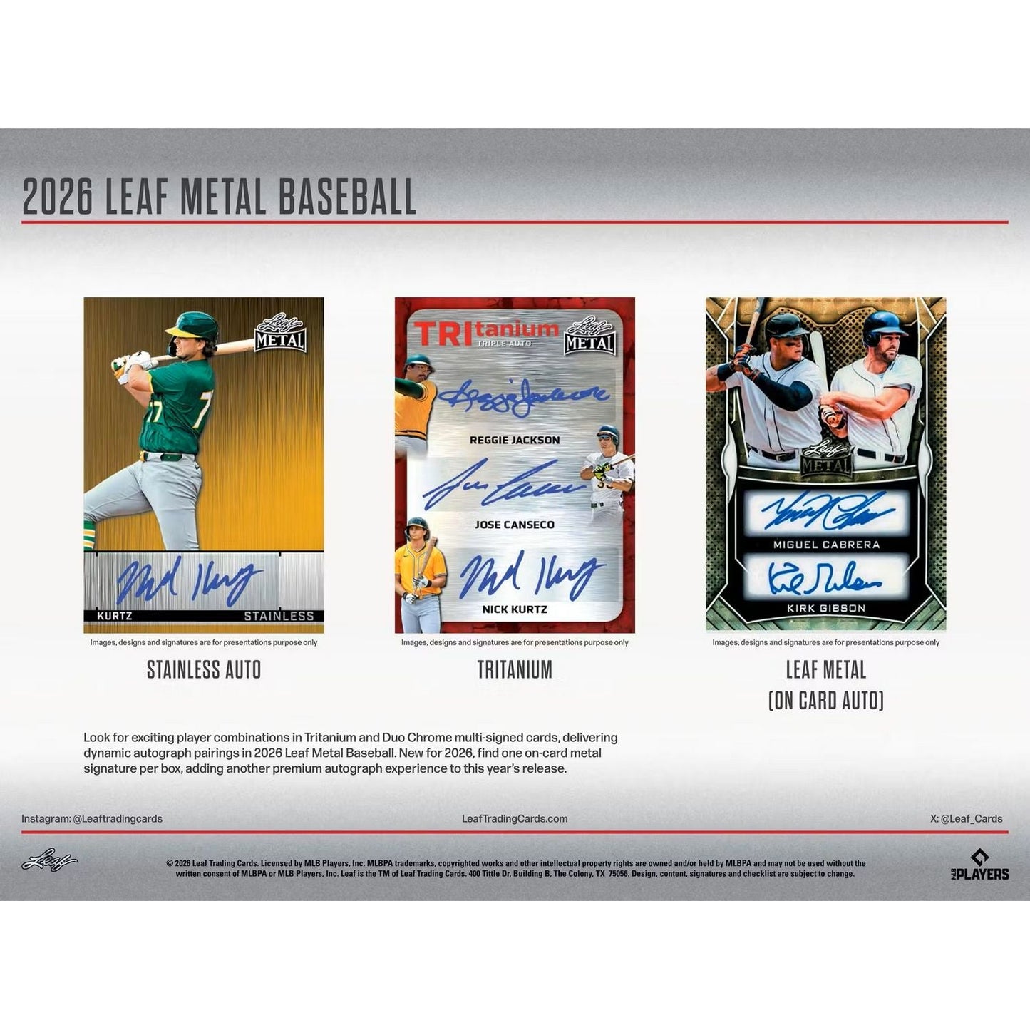 2026 Leaf Metal Baseball Hobby Box