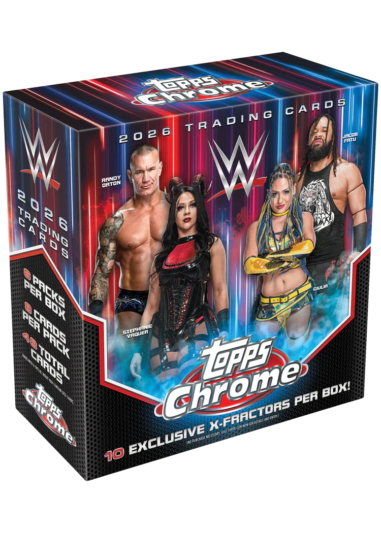 2026 Topps Chrome WWE Mega Box
