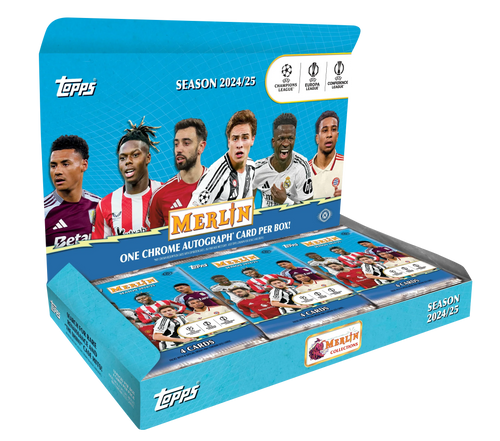 2024/25 Topps Merlin UEFA Club Competitions Hobby Box